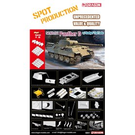 Dragon 1:35 Panther D w/"STADTGAS"FUELTANKS