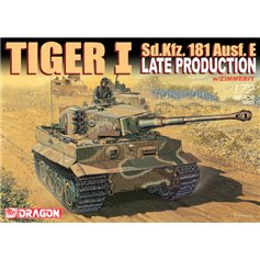 Dragon ARMOR PRO 1:72 Pz.Kpfw.VI Tiger Ausf.E - LATE PRODUCTION - W/ZIMMERIT 
