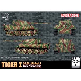 Dragon 1:72 Pz.Kpfw.VI Tiger Ausf.E - W/ZIMMERIT