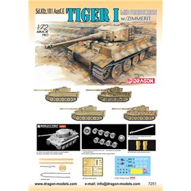 Dragon 1:35 TIGER I MID PRODUCTION W/ZIMMERIT