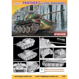 Dragon 1:72 PANTHER G W/STEEL ROAD WHEELS