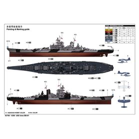 Trumpeter 1:200 USS Iowa BB-61 1944