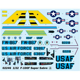 Trumpeter 1:32 F-100F Super Sabre