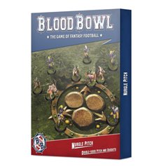 Blood Bowl NURGLE TEAM PITCH AND DUGOUTS