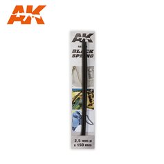 AK Interactive BLACK SPRING 2,5mm
