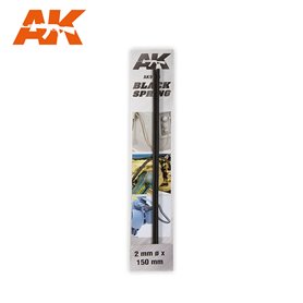 AK Interactive BLACK SPRING 2mm
