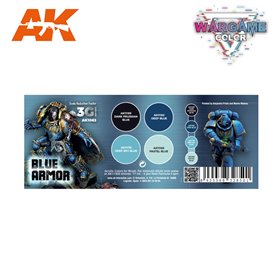 AK Interactive WARGAME SET. BLUE ARMOR.