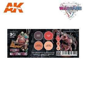 AK Interactive AK-1065 Zestaw WARGAME SET - VISCERAL MALFORMATIONS