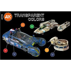 AK Interactive TRANSPARENT COLORS SET 3G