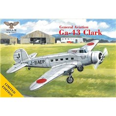 Sova 1:72 General Aviation Ga-43 Clark - LIMITED EDITION 