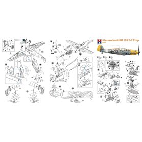 Hobby 2000 32006 Messerschmitt Bf 109 E-7 Trop