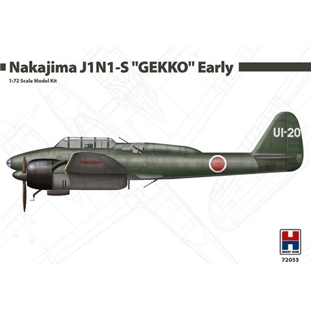 Hobby 2000 1:72 Nakajima J1N1-S Gekko - EARLY