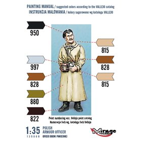 Mirage 135009 Oficer Broni Pancernej