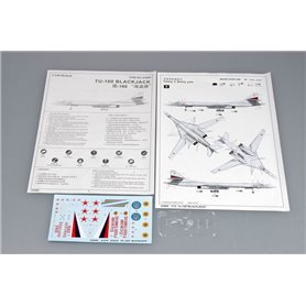 Trumpeter 1:144 Tupolev Tu-160 Blackjack - STRATEGIC BOMBER