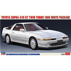 Hasegawa 1:24 Toyota Supra A70 GT Twin Turbo - 1989 WHITE PACKAGE - LIMITED EDITION 