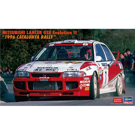 Hasegawa 20510 Mitsubishi Lancer GSR Evolution III "1996 Catalunya Rally"