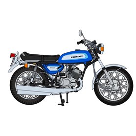 Hasegawa 1:12 Kawasaki 500-SS/Mach III (H1A) - 1971