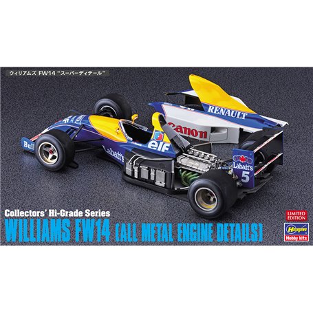 Hasegawa 1:24 Williams FW14 - ALL METAL ENGINE DETAILS