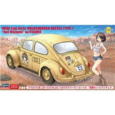 Hasegawa WILD EGG GIRLS - Volkswagen Beetle Type 1 - Rei Hazumi 