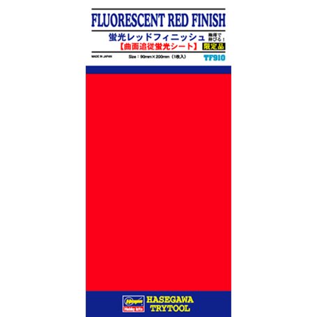 Hasegawa TF910-71910 Fluorescent Red Finish