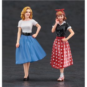 Hasegawa FC10-29110 50's American Girl's Figure