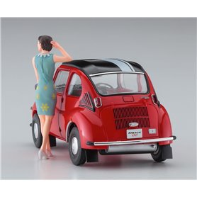 Hasegawa SP491-52291 Subaru 360 Young-SS w/60's Girl's Figure