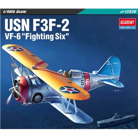 Academy 1:48 USN F3F-2 - VF-6 FIGHTING SIX