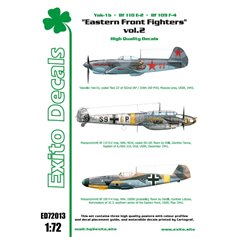 Exito EXITO DECALS 1:72 Yak-1b + Bf-110 E-2 + Bf-109 F-4 - EASTERN FRONT FIGHTERS - VOL.2