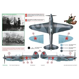 Exito DECALS 1:72 Yak-1b + Bf-110 E-2 + Bf-109 F-4 - EASTERN FRONT FIGHTERS - VOL.2