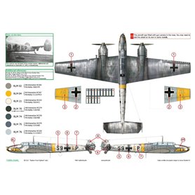 Exito DECALS 1:72 Yak-1b + Bf-110 E-2 + Bf-109 F-4 - EASTERN FRONT FIGHTERS - VOL.2