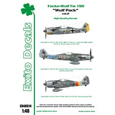 Exito EXITO DECALS 1:48 Focke Wulf Fw-190 - WULF PACK - VOL.2