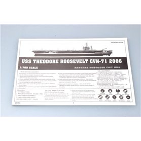 Trumpeter 1:700 USS Roosevelt CVN-71 2006