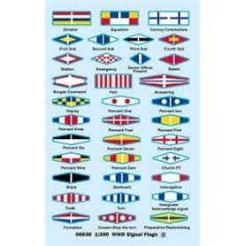 Trumpeter 1:200 WWII SIGNAL FLAGS