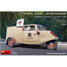 Mini Art 1:35 Tempo A400 Lieferwagen - GERMAN 3-WHEEL DELIVERY VAN 