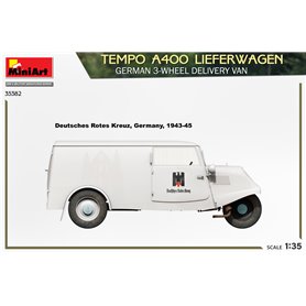 Mini Art 1:35 Tempo A400 Lieferwagen - GERMAN 3-WHEEL DELIVERY VAN