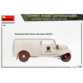 Mini Art 1:35 Tempo A400 Lieferwagen - GERMAN 3-WHEEL DELIVERY VAN