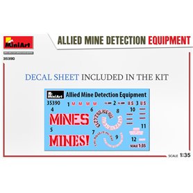 Mini Art 1:35 ALLIED MINE DETECTION EQUIPMENT 