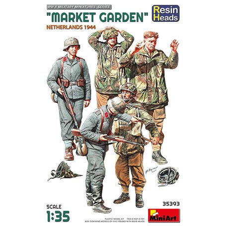 Mini Art 35393 Market Garden Netherlands 1944 Resin Heads