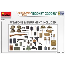 Mini Art 35393 Market Garden Netherlands 1944 Resin Heads