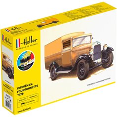 Heller 1:24 Citroen C4 Fourgonnette 1926 - STARTER KIT - w/paints 