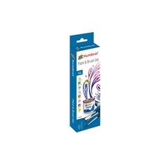 Humbrol AA9063 ENAMEL PAINT AND BRUSH - CREATIVE SET