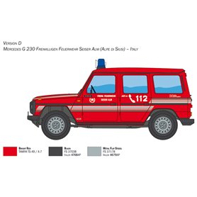 Italeri 1:24 Mercedes G230 Feuerwehr