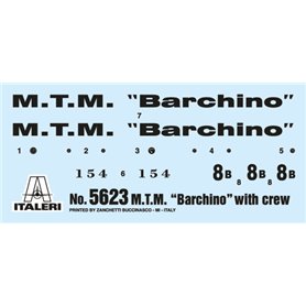 Italeri 1:35 M.T.M. Barchino - W/CREW