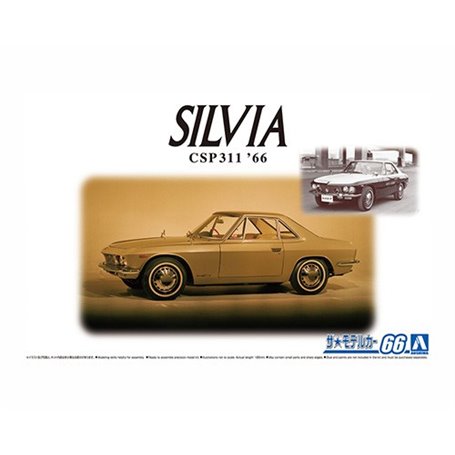 Aoshima 06228 1/24 MC#66 Nissan CSP311 Silvia '66