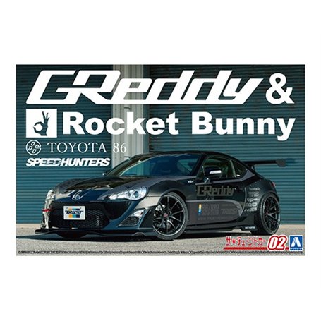 Aoshima 06187 1/24 TC#2 ZN6 Toyota 86 '12 GReddy&Rocket Bunny Volk Racing Ver. (Toyota)