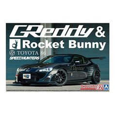 Aoshima 1:24 ZN6 Toyota 86 2012 - GREDDY&ROCKET BUNNY VOLK RACING VER. 