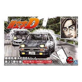 Aoshima 05961 1/24 Initial-D6 Takumi Fujiwara 86 Trueno Comics Vol.37 Ver. (Toyota)