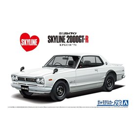 Aoshima 06106 1/24 MC#26 Nissan KPGC10 Skyline HT2000GT-R '71