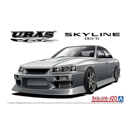 Aoshima 06134 1/24 TC20 Uras ER34 Skyline 25GT-t '01 (Nissan)