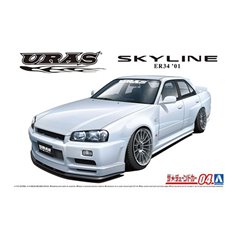 Aoshima 1:24 URAS ER34 Nissan Skyline Type-R 2001